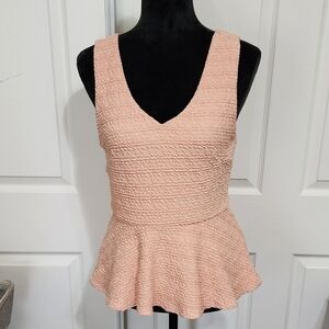 Forever 21 peplum Tankd Top size S
